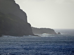 The entire island is unprotected from the open ocean.