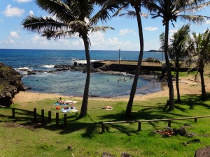 Public little swim beach enjoyed by locals.