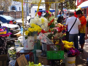 Produce at the market on Sunday.