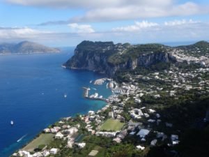 Harbor view from AnaCapri.